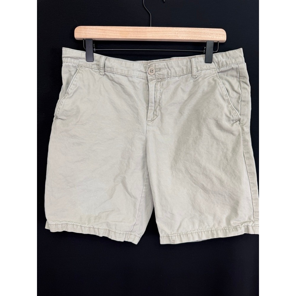 Gap Women's Shorts Chino Khaki Cotton Twill Classic Casual Summer Preppy Core 8